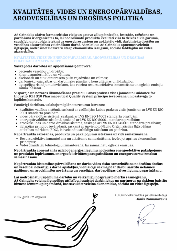 KVALITATES VIDES UN ENERGOPARVALDIBAS ARODVESELIBAS UN DROSIBAS POLITIKA 2